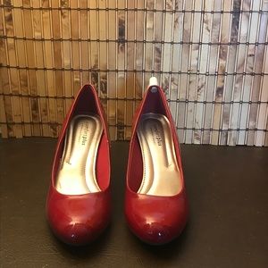 Predictions Cherry Red Pumps